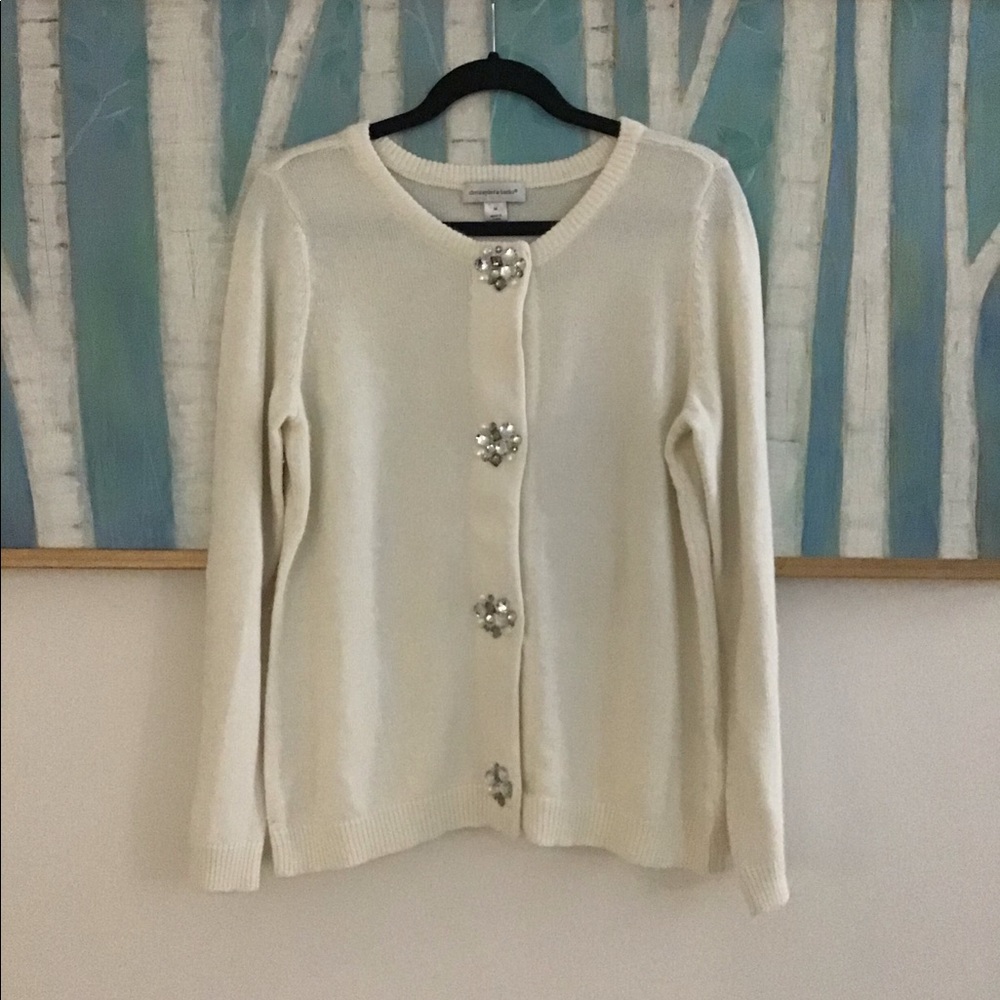 🌿Christopher & Banks Soft Cardigan Sweater Sz M - Picture 6 of 7